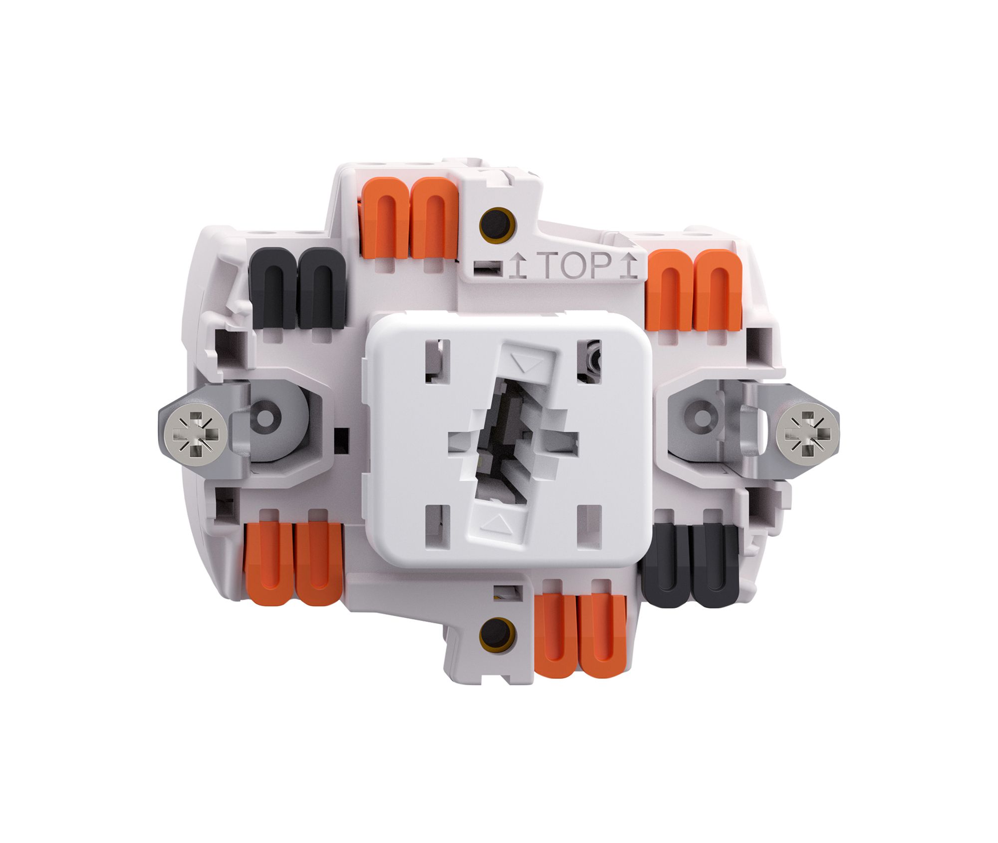 Intérieur interrupteur pousso. lum.FH 3/2L orientation LED blanc