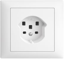 EB-Steckdose EDIZIOdue T25 16A weiss, mit Steckklemmen