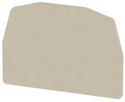 Abschluss-/Zwischenplatte Weidmüller ZAP/TW ZDUA 35×24.6mm beige
