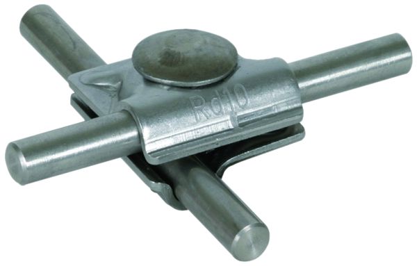 Morsetto multiuso DEHN/elvatec per conduttore 6…10mm V2A