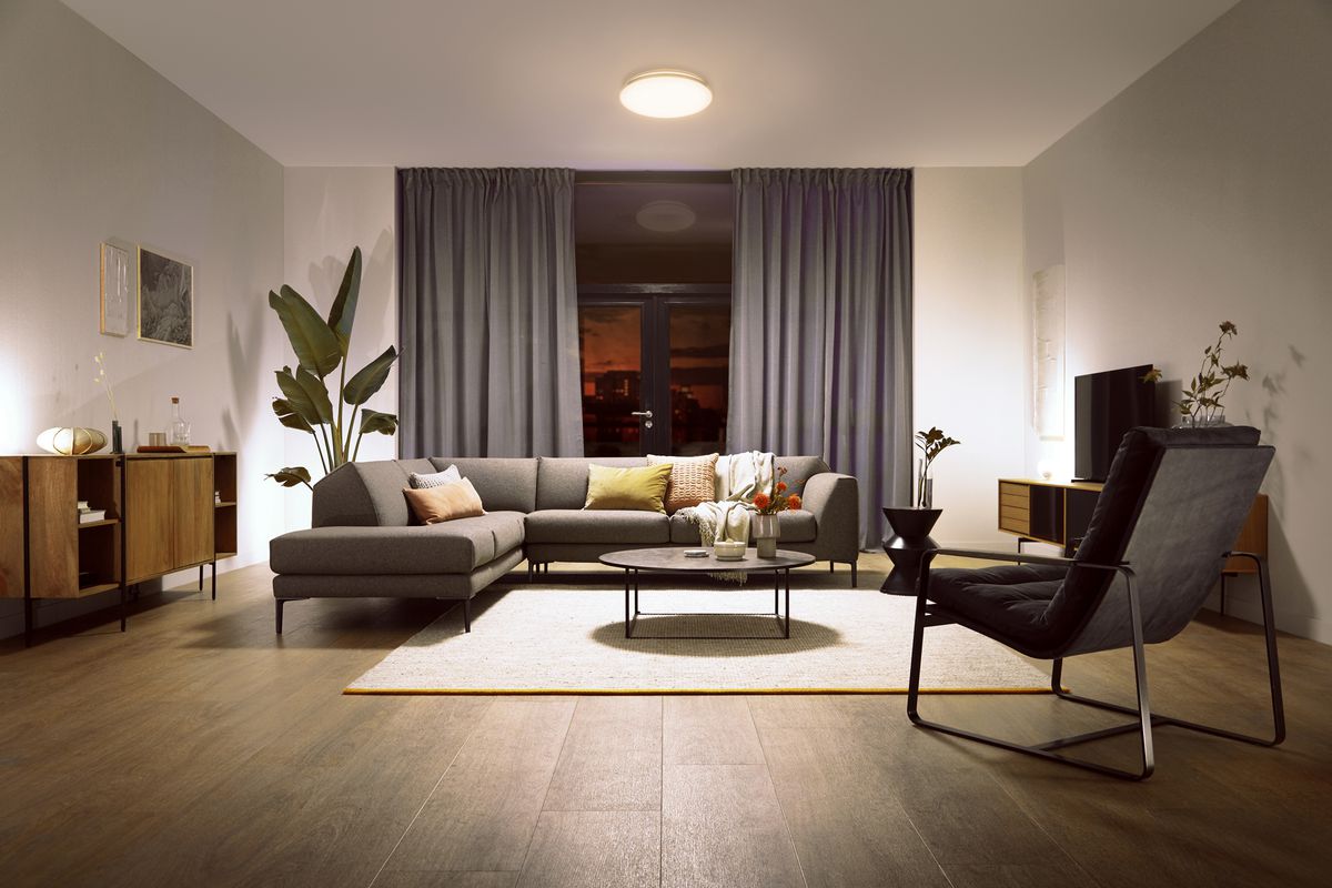 LED-Deckenleuchte Philips Izso 24W 2500lm 2700/4000/6500K DIM Ø380mm weiss