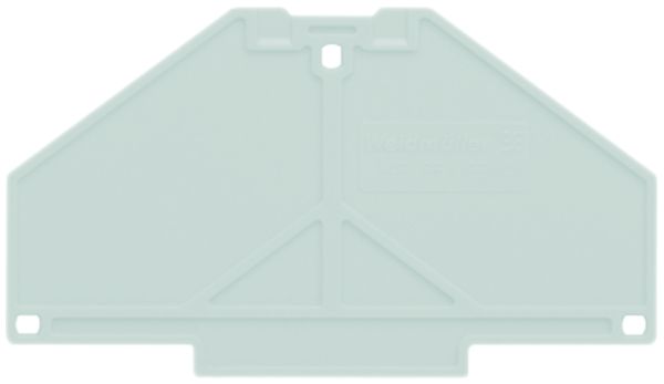 Piastra terminale Weidmüller PAP PRV/PPV4 70×3mm grigio