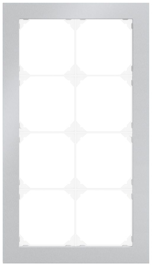 Cadre de recouvrement ENC EDIZIO.liv prestige SNAPFIX® 4×2 154×274mm al