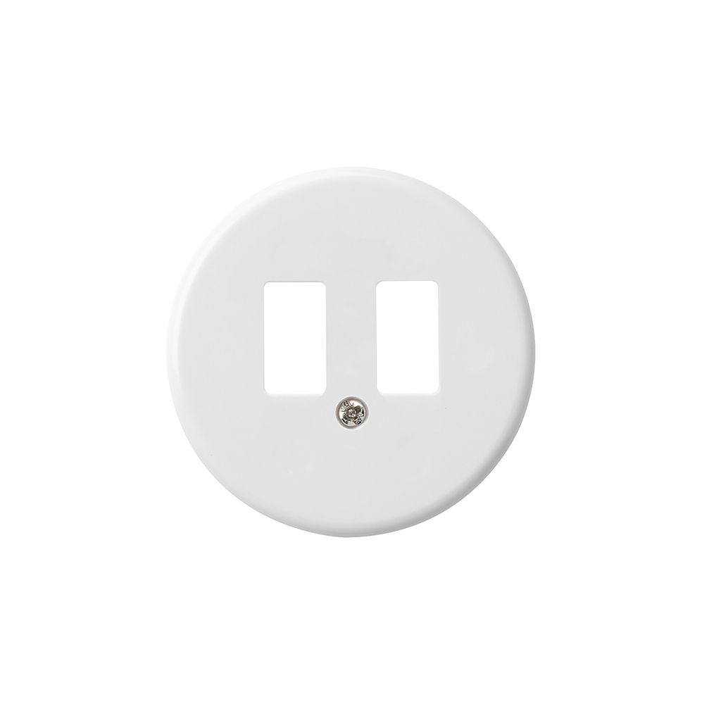 Frontscheibe basico H für USB-Ladesteckdose weiss