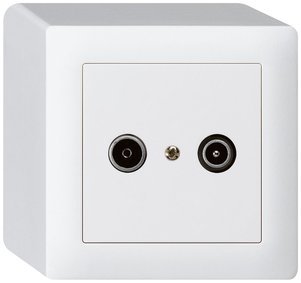 Prise antenne AP kallysto R/TV 14dB 2GHz blanc