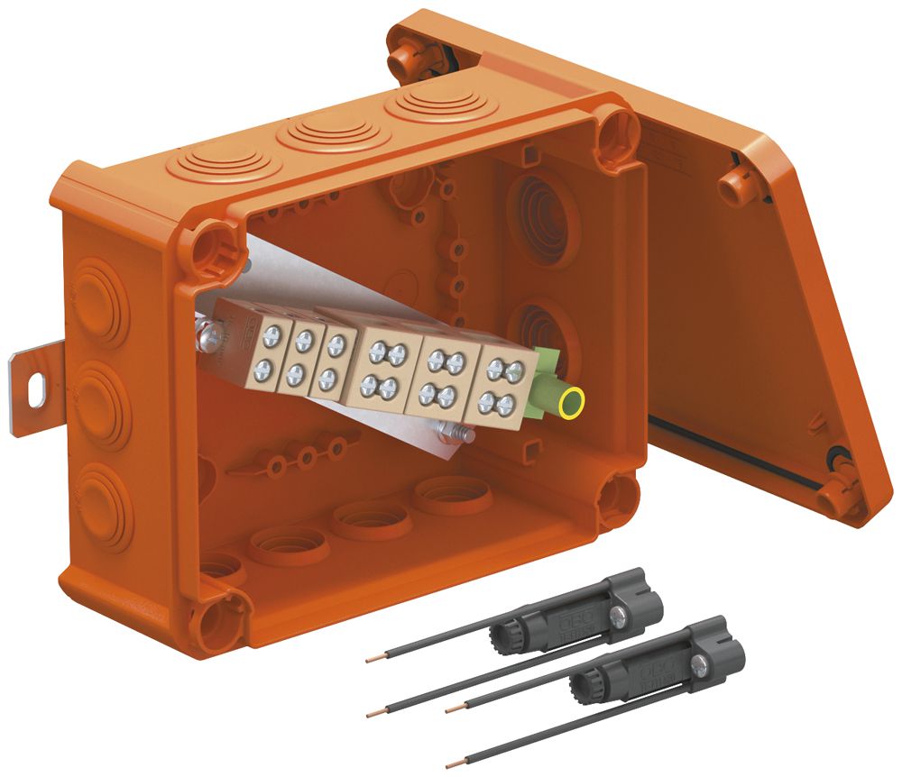 Kabelabzweigkasten Bettermann E30-E90 2 Sicherungshalter 190×150×77mm 10mm² or