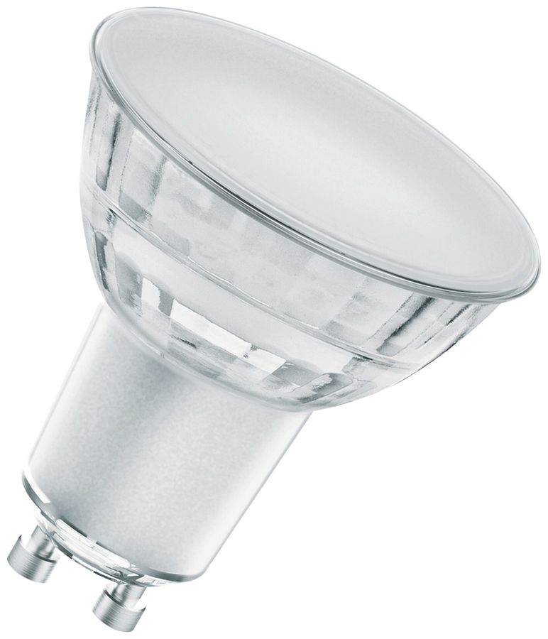 Lampada LED LEDVANCE GU10 6W 575lm 2700K REG Ø50×54mm PAR16 chiaro 120°