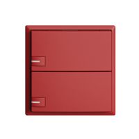 Poussoir ENC KNX 2× EDIZIOdue berry RGB avec LED