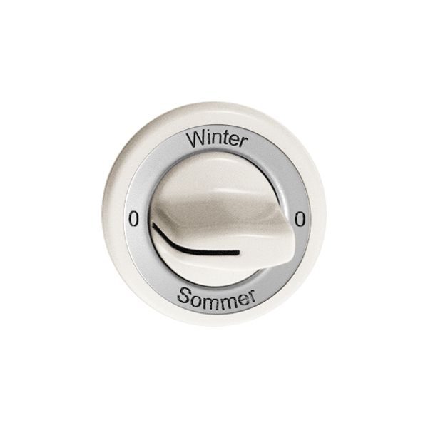 Kit front. 0-Winter-0-Sommer per interr.rotativo bianco