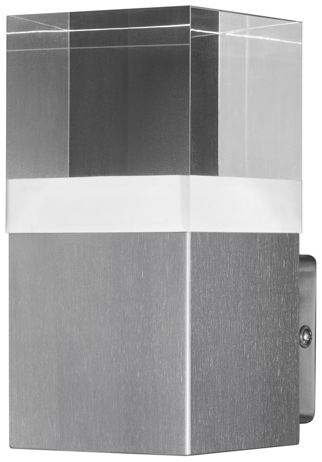 Applique LED LDV ENDURA STYLE CRYSTAL WALL 4.5W 400lm 3000K acier affiné