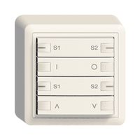 Moteur AP ZEP 2c/4t st.c/sec. scène ON-OFF EDIZIOdue blanc