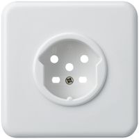 UP-Frontset HA basico für Steckdose Typ 15 mit Steckklemmen weiss