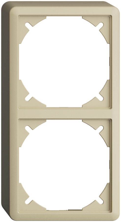 Capot EDIZIOdue 39mm I-I vanille, pour combinaison vertical/horizontal