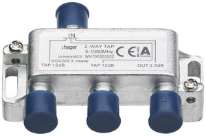 TV-Verteiler Hager HMS 5…1300MHz 2-fach