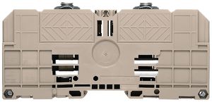 Bolzenklemme Weidmüller WFF 185mm² 1000V 353A 2 Anschlüsse M12 TS35 beige
