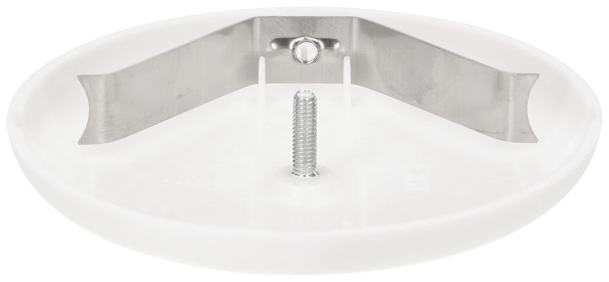 Deckenrosette MH Federbügel Ø95×13mm weiss