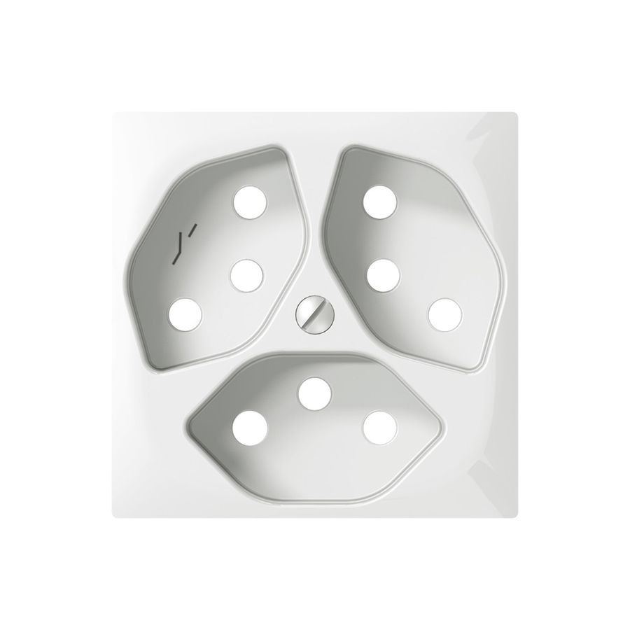 Placca frontale SIDUS bcb per 3×T13/1