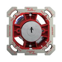 UP-Schwenktaster Feller SNAPFIX® m.Zylinder Schl.2 L 0<-1 m.Bef-Platte