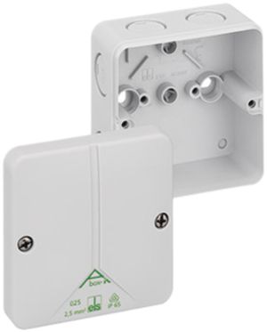 Boîte dérivation AP Abox-i m 025-L IP65 82×82×52mm gris