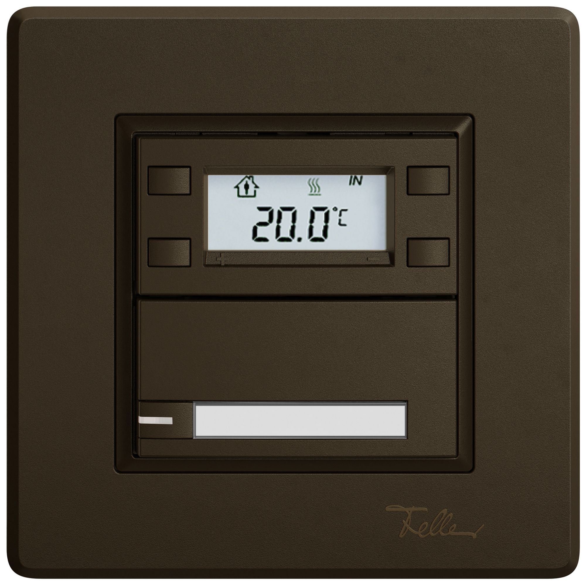 UP-RTH-Taster EDIZIO.liv SNAPFIX® m.RGB-LED Pap.1×Taste 1-Tbed.br