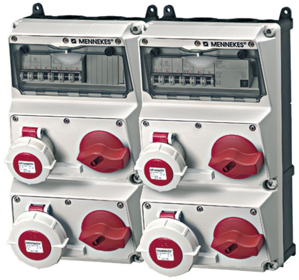 Wand-Stromverteiler Mennekes AMAXX IP67 gu/sz