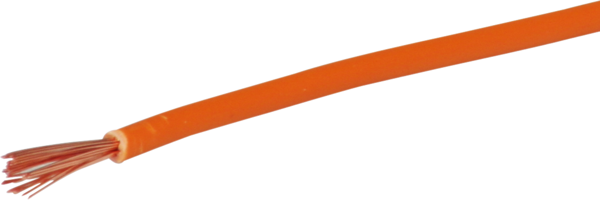 T-Litze 1mm² orange Eca, Spule à 200m