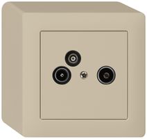 Prise d'antenne AP R/TV-données kallysto 19dB beige