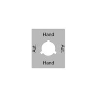 Disco id.Aut.-Hand-Aut.-Hand per interr.rotativo FLF FH