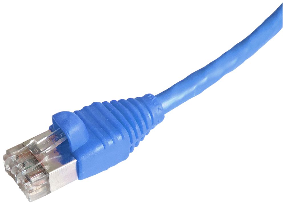 Cavo patch Dätwyler CU RJ45 2.5m blu U/UTP Kat.6