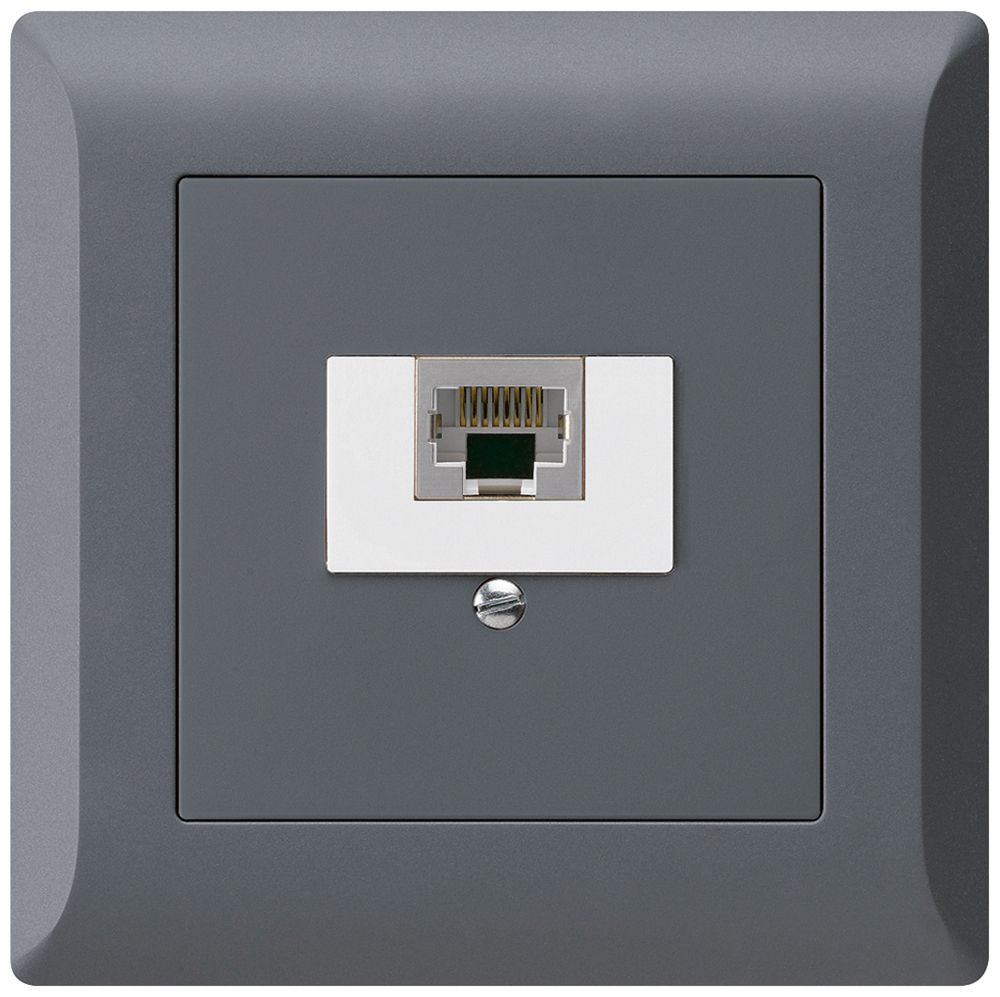 UP-Anschlussdose kallysto.line 1×RJ45s anthrazit