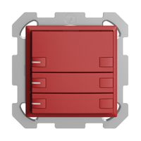 UP-KNX-Taster RGB EDUE, 250mW, m.RGB-LED, 3×Taste, 2×Tastenb., ber