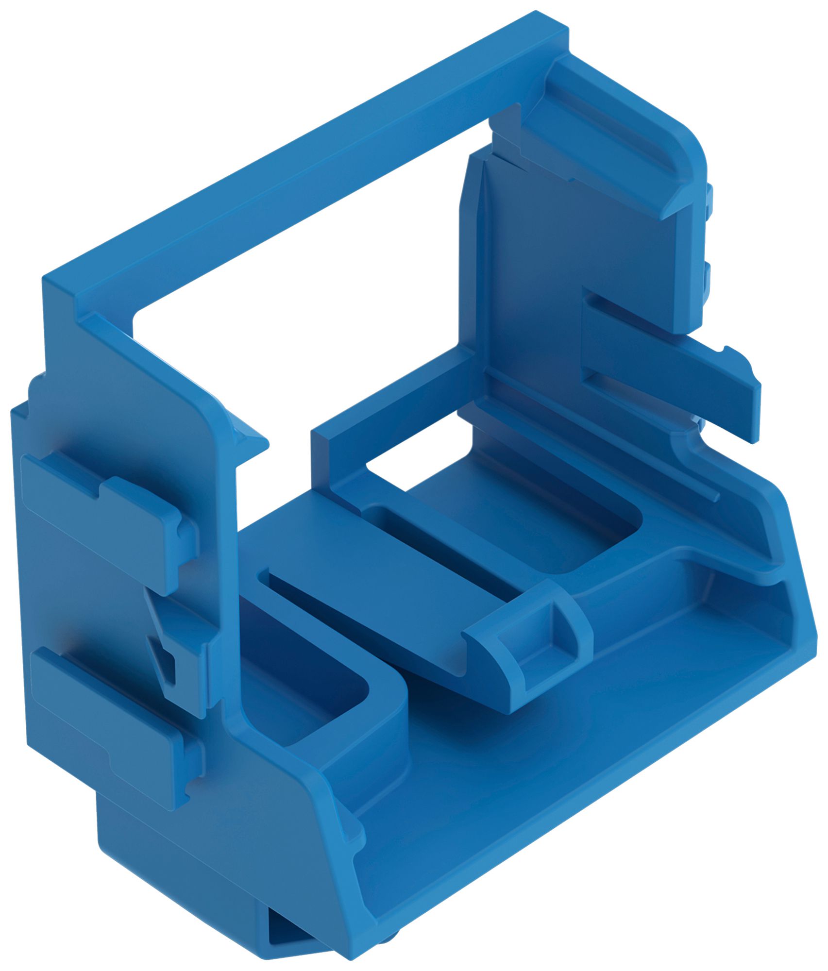 Befestigungsadapter WAGO o.Zugentlastung für 10×4mm² TH15 bl