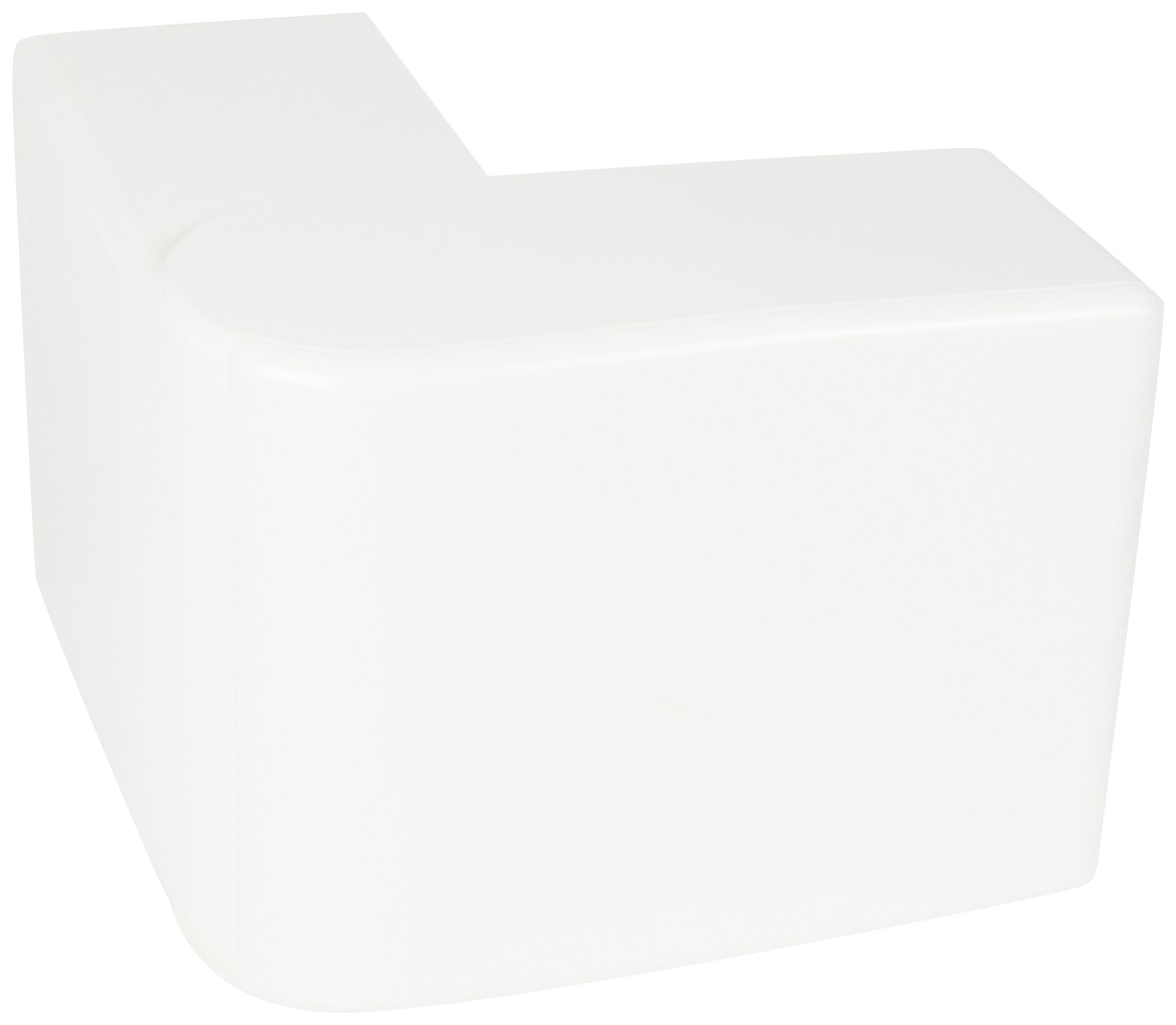 Ausseneck HF 60…120° 85×50mm Kunststoff weiss IP3X