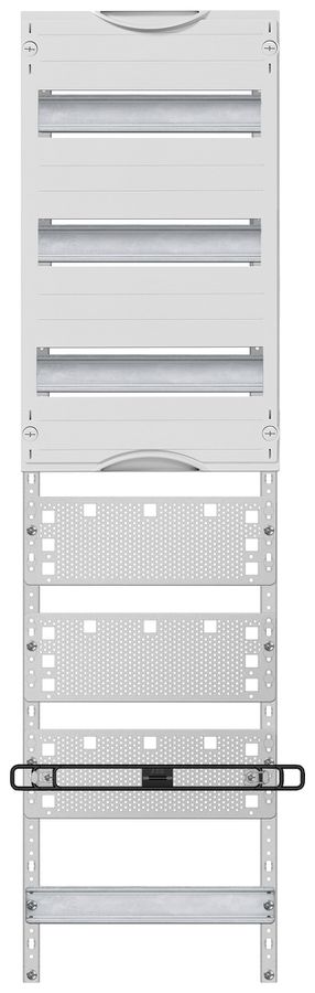 Panneau Media ABB, a.3 rangées DIN, hauteur pose 2, 6 rangées, p. distributeur