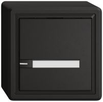 AP-Universaltaster EDIZIO.liv UNI SNAPFIX® m.LED RGB 1× 1-Tbed.Pap.sz