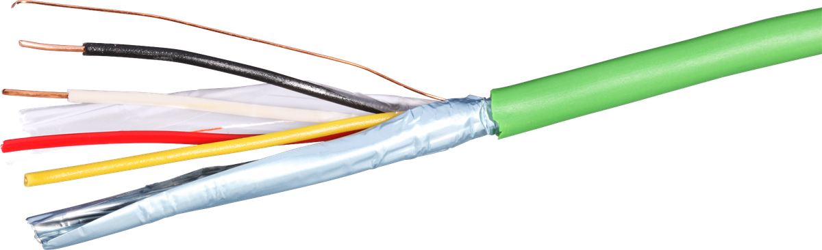 Installationskabel 2x2x0.8mm BUS KNX grün halogenfrei Eca