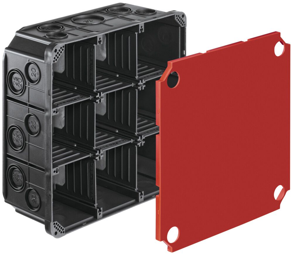 Boîte ENC HSB Vario, p.béton, construc.légère, 3×3, 190×190×70mm