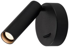 Plafoniera/Lampada a muro LED KARPO 30, 7.5W 380lm 3000K +interruttore IP20 nero