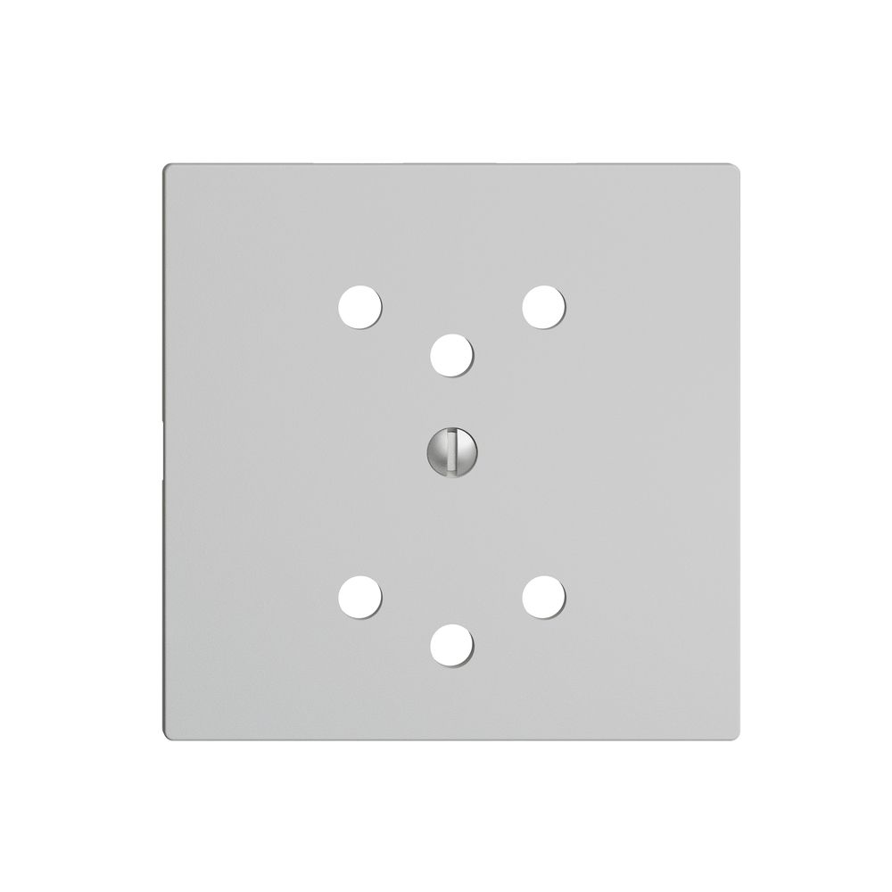 Plaque frontale 2×T12 EDIZIOdue gris clair