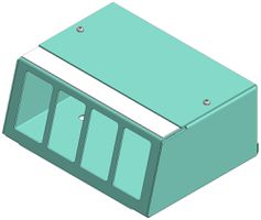 Anschlusskasten 4FLF vertikal DAK