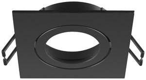 Einbaurahmen SLV NEW TRIA 68 Aluminium 82×82×26mm schwarz