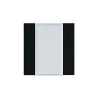 Tasterfront Hager basico KNX 2-fach schwarz 45×45mm