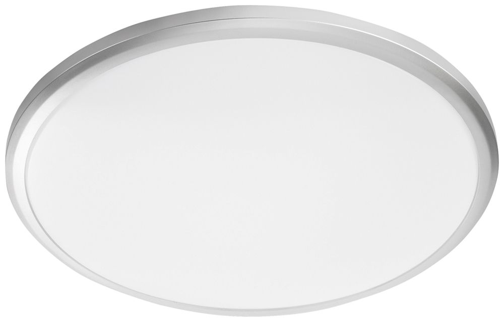 LED-Deckenleuchte Philips Spray 17W 1500lm 2700K IP44 Ø347mm Silber