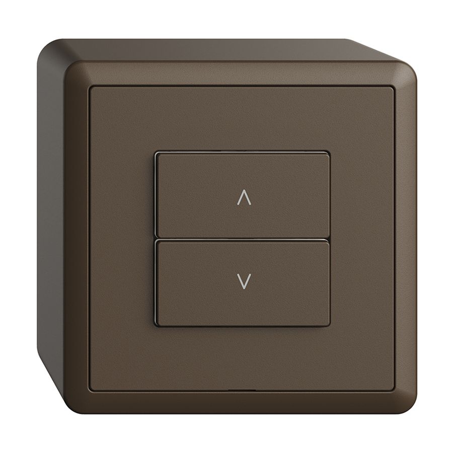 AP-Storenschalter 1K/2T Edue Wiser coffee