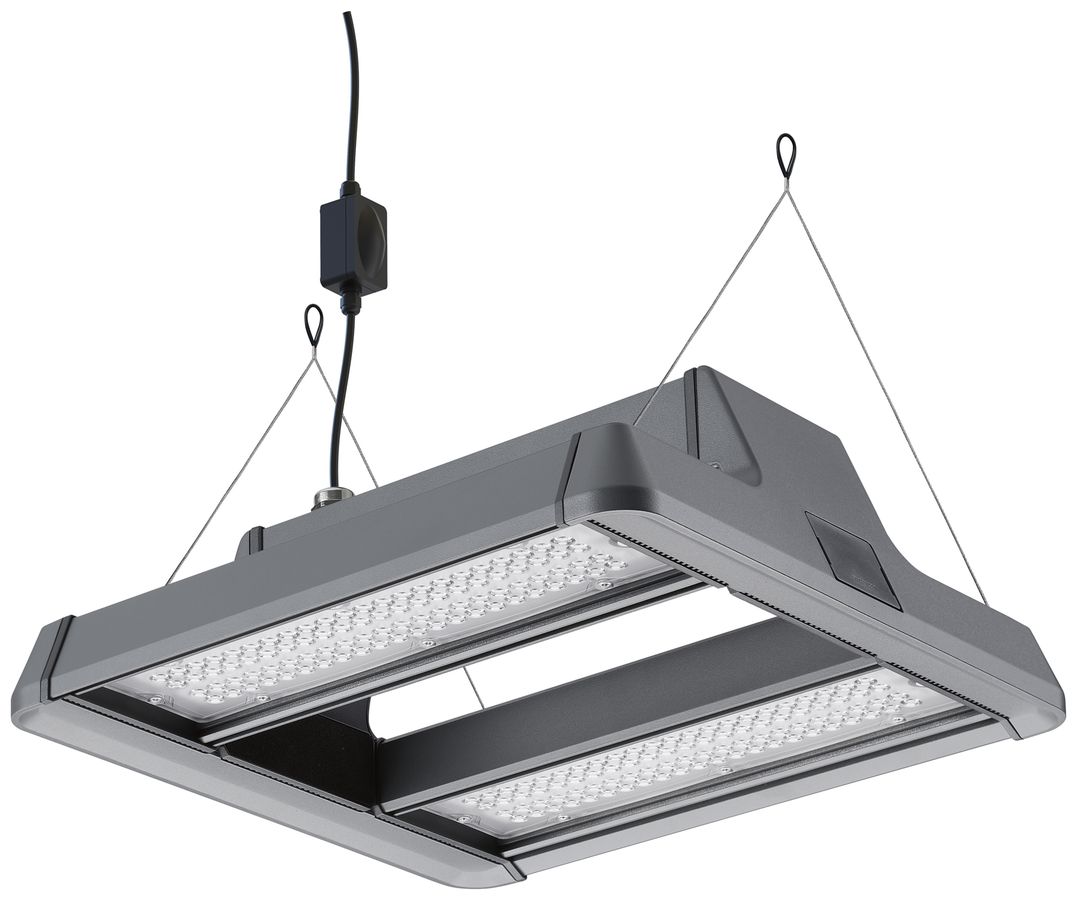 LED-Hallenstrahler Sylvania Sylbay 57W 9100lm 840 IP65 30°×60° DIM 410×386