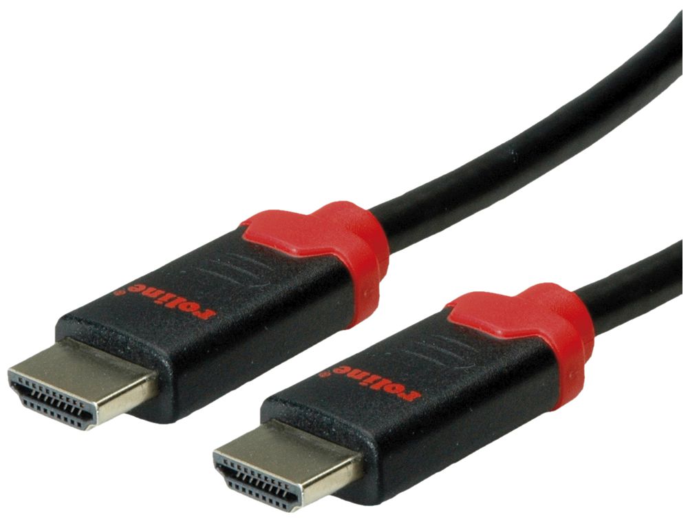 HDMI-Kabel ROLINE 10K@30Hz (HDMI 2.1) HDR 3D schwarz 3m