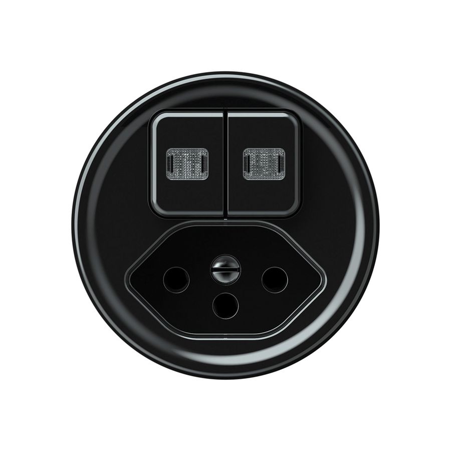 Combinazione origin sch 3+AR + 1×tipo 13 2×luminoso nero