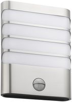 LED-Wandleuchte Raccoon PIR 4W 270lm IP44 grau