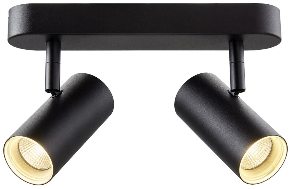 LED-Spot SLV NOBLO 12W 1460lm 930 DIM 240×105×127mm schwarz 2×Spot