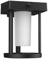 Applique LED Philips Camill Solar RD FR IR SEN 1.4W 250lm 830 IP44 nero